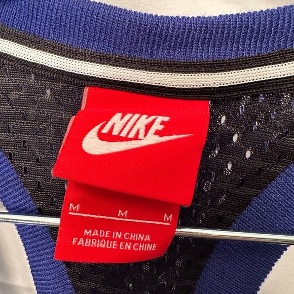 Nike Women’s Mesh Racerback GYM Tank Top Shirt Sport 726108-455 Blue Size M - Picture 3 of 9